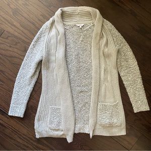 Candie’s Gray Open Cardigan Sweater